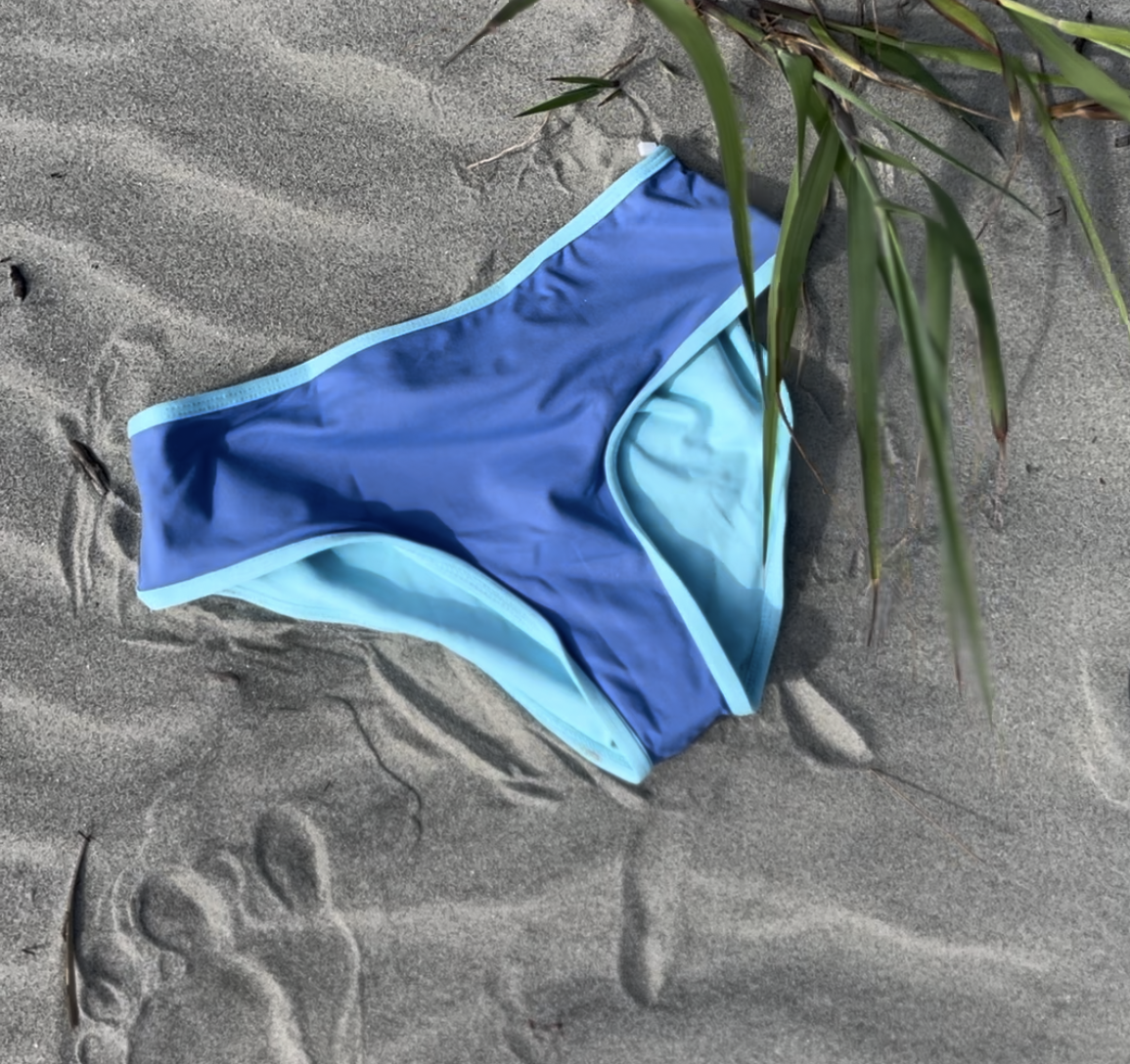 Jen Bottoms in Indigo Blue