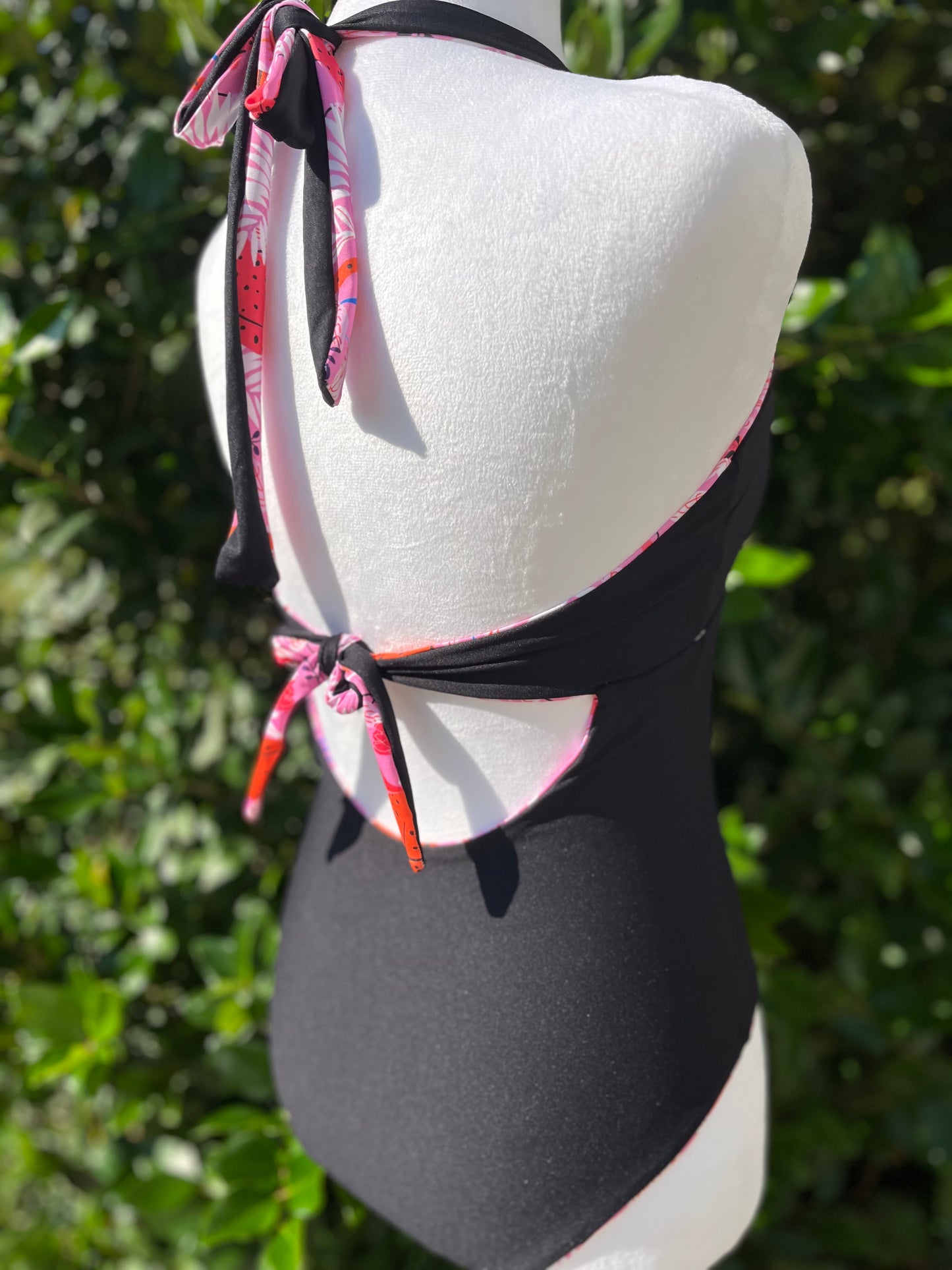 Kiki One Piece with Tiger Print/Black