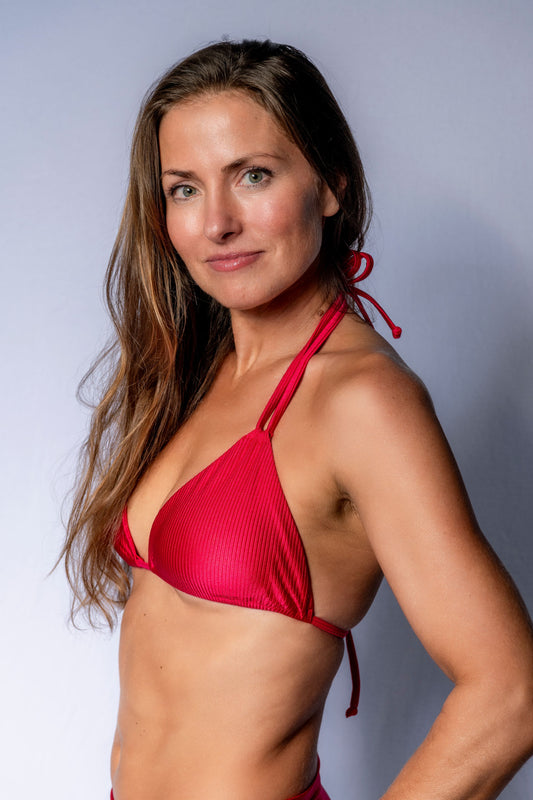 Robin Top // Ribbed Strawberry