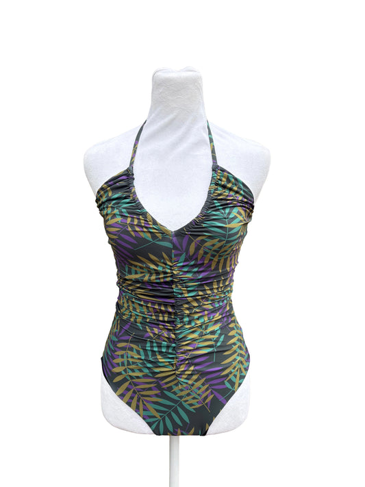 Willie Reversible One Piece // Palm Print-Black