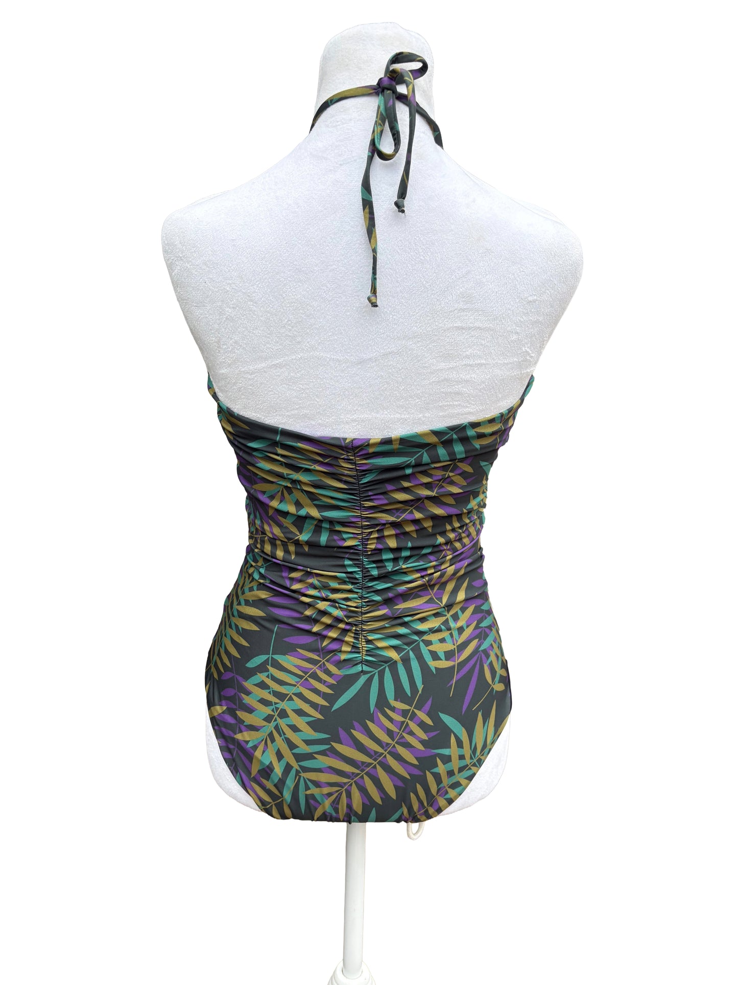 Willie Reversible One Piece // Palm Print-Black