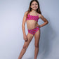 Addy Reversible Bikini set // Starburst-Candy Red