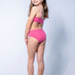 Goody Bikini set // Watermelon Terry Stripe