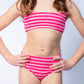 Goody Bikini set // Watermelon Terry Stripe