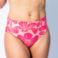 Steph Reversible Bottom // Ribbed Strawberry-Hibiscus